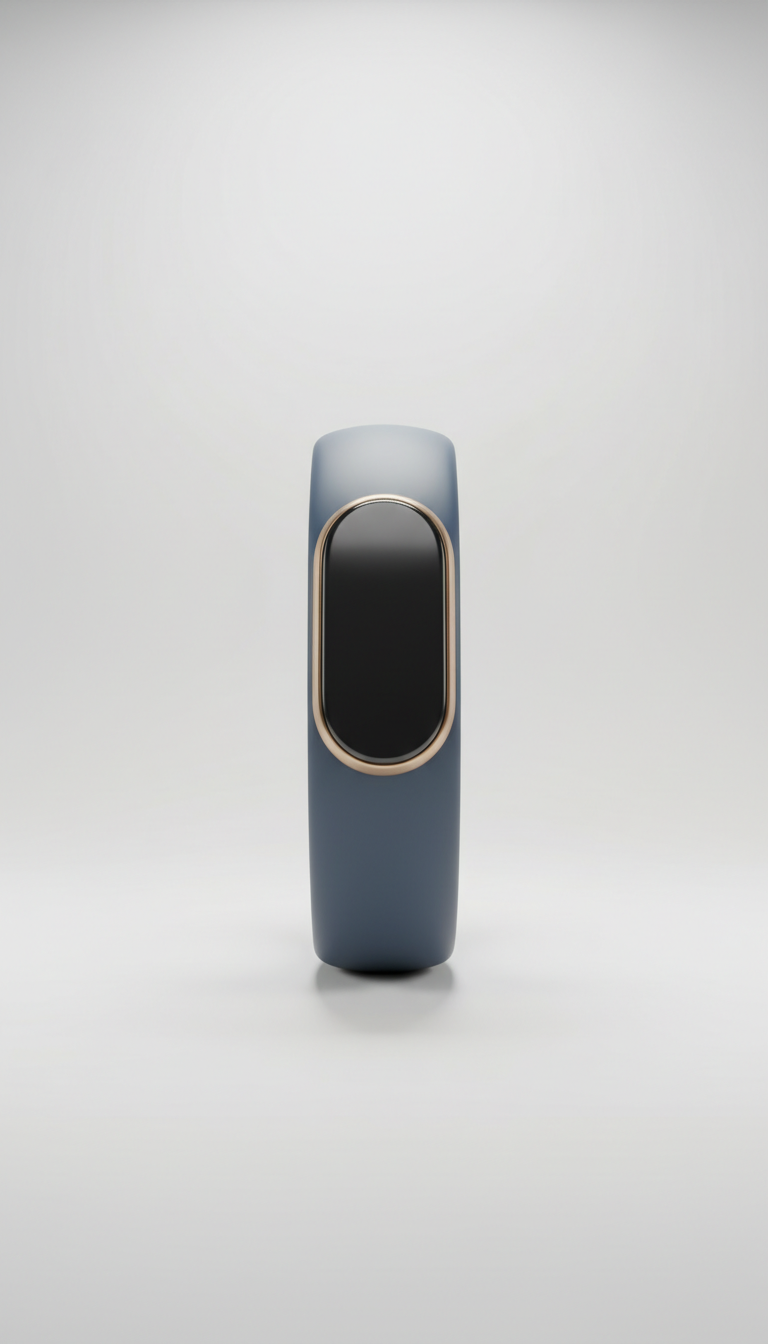 Slate Blue Ceramic Smart Ring